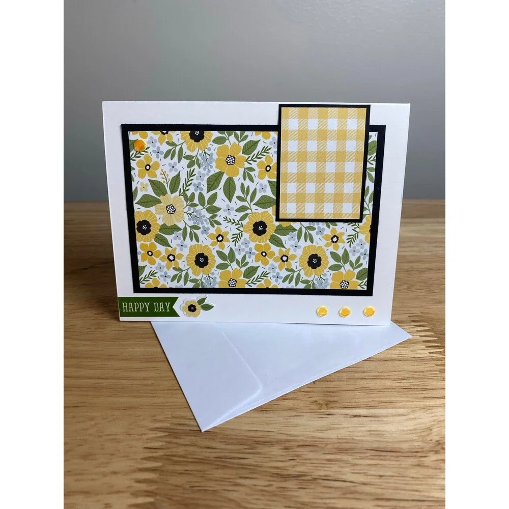 Bee Greeting Card – Handmade A2 Card – All Occasion Blank Card